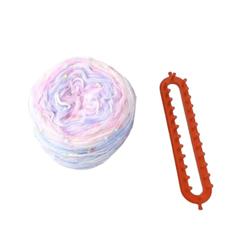 2-teiliges Garn-Set zum Basteln von Schals, einzigartige und farbenfrohe Schals, Regenbogengarn, Bastelset für Kinder, Teenager, kreatives Bastelzubehör 2-teiliges Garn-Set zum Basteln von Schals, einzigartige und farbenfrohe Schals, Regenbogengarn, Bastelset für Kinder, Teenager, kreatives Bastelzubehör von ZEPFJHE
