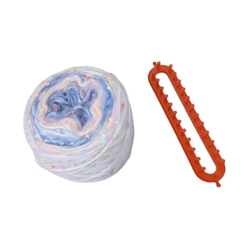 2-teiliges Garn-Set zum Basteln von Schals, einzigartige und farbenfrohe Schals, Regenbogengarn, Bastelset für Kinder, Teenager, kreatives Bastelzubehör 2-teiliges Garn-Set zum Basteln von Schals, einzigartige und farbenfrohe Schals, Regenbogengarn, Bastelset für Kinder, Teenager, kreatives Bastelzubehör von ZEPFJHE