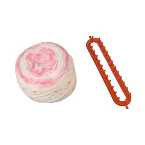 2-teiliges Garn-Set zum Basteln von Schals, einzigartige und farbenfrohe Schals, Regenbogengarn, Bastelset für Kinder, Teenager, kreatives Bastelzubehör 2-teiliges Garn-Set zum Basteln von Schals, einzigartige und farbenfrohe Schals, Regenbogengarn, Bastelset für Kinder, Teenager, kreatives Bastelzubehör von ZEPFJHE