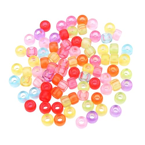 200 Stück Bunte Acrylhaarperlen Für Kinder Girls Zöpfe Leuchten In Dunklen Haaren Für Kreative Projekte 200 Stück Bunte Acrylhaarperlen Für Kinder Girls Zöpfe Leuchten In Dunklen Haaren Für Kreative Projekte von ZEPFJHE