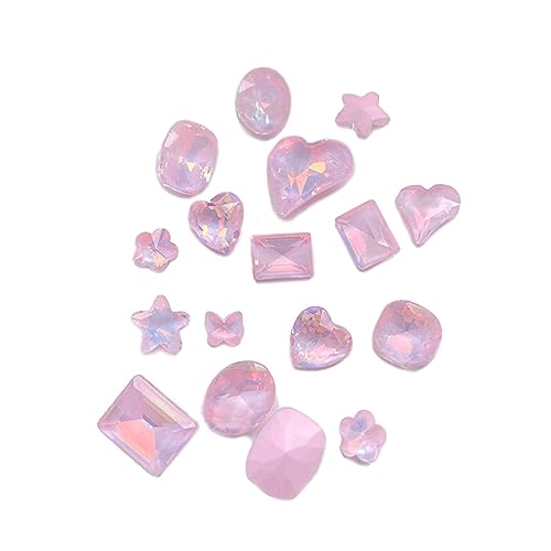 30 Stück/Set, modische Kristall-Nagelkunst-Schmuckanhänger, Kristall-Strasssteine, Nagel-Strasssteine, Dekoration, Verzierungen, Strass-Akzente von ZEPFJHE