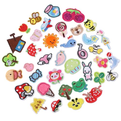 38 PCs Tiernähte Flecken Erdbeerapplikationen Patches Gestickte Flecken Flugzeugeisen Auf Flecken Reparaturflecken 38 PCs Tiernähte Flecken Erdbeerapplikationen Patches Gestickte Flecken Flugzeugeisen Auf Flecken Reparaturflecken von ZEPFJHE