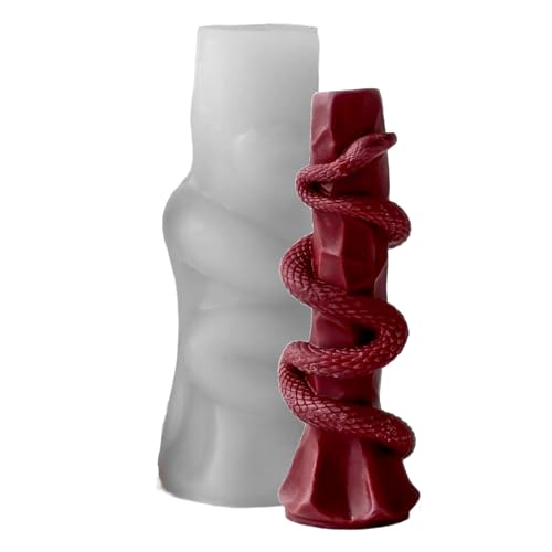 3D Schlangenzylinder Silikonsäule Kerzenform Für Kerzenseife Und Epoxidharz Silikonformen Für Die Heimdekoration von ZEPFJHE