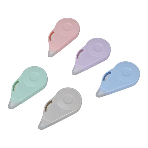 5 Stück Kleberoller, Korrekturroller, große Kapazität, weißes Klebeband, Schulbedarf für Schüler 5 Stück Kleberoller, Korrekturroller, große Kapazität, weißes Klebeband, Schulbedarf für Schüler von ZEPFJHE