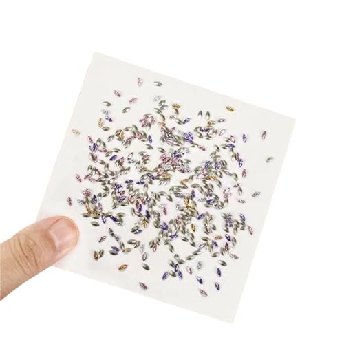 50/500 Stück Kristall-Nagelkunst-Strasssteine, unregelmäßig geformte Strasssteine für Nageldekoration, Schmuckherstellung, YCraft-Dekoration von ZEPFJHE