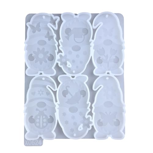 6 Mulden Harz Schlüsselanhänger Formen Zwerge Form Anhänger Formen Schmuckherstellung Silikonformen für Handherstellung Schmuck Handwerk Werkzeug 6 Mulden Harz Schlüsselanhänger Formen Zwerge Form Anhänger Formen Schmuckherstellung Silikonformen für Handherstellung Schmuck Handwerk Werkzeug von ZEPFJHE
