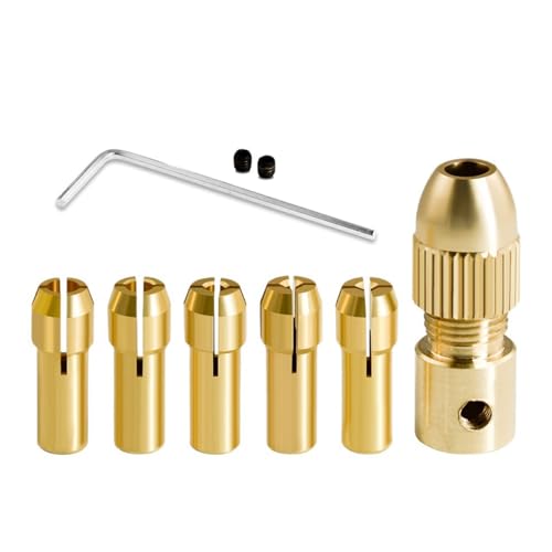 6pcs Bohradapter Collet Set 0 5-3mm Drill Keyless Bit Rotary Werkzeug Schnell Ändern Adapter Ersatzmetallbearbeitungswerkzeugteile 6pcs Bohradapter Collet Set 0 5-3mm Drill Keyless Bit Rotary Werkzeug Schnell Ändern Adapter Ersatzmetallbearbeitungswerkzeugteile von ZEPFJHE