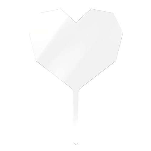 Acryl-Kuchenaufsätze, transparent, für Geburtstag, Hochzeit, Jahrestag, verschiedene Formen, 10 Blatt Acryl-Kuchenaufsätze, transparent, für Geburtstag, Hochzeit, Jahrestag, verschiedene Formen, 10 Blatt von ZEPFJHE