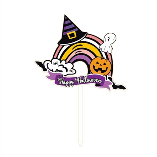 Halloween-Cupcake-Kuchenaufsätze, Kennzeichnung für Lebensmittel, Sandwich, Cupcake, Muffin-Markierung, Markierung für Party Halloween-Cupcake-Kuchenaufsätze, Kennzeichnung für Lebensmittel, Sandwich, Cupcake, Muffin-Markierung, Markierung für Party von ZEPFJHE