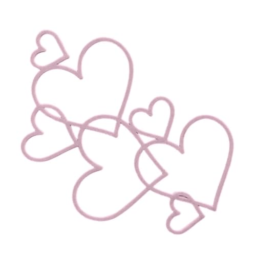 Hochzeitstorte Liebe Herz Kuchen Dekoration Dessert Dekoration Acryl Cupcake Toppers von ZEPFJHE