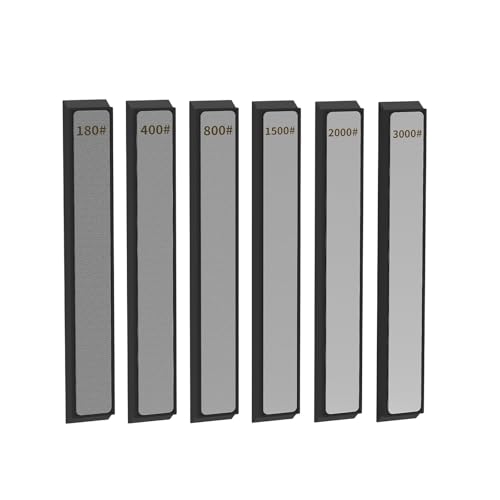 Küchenschärfsysteme, Schleifsteine, Schleifsteine, Schleifsteine, Schärfer, Körnung #180#400#1500#3000, 6 Stück Küchenschärfsysteme, Schleifsteine, Schleifsteine, Schleifsteine, Schärfer, Körnung #180#400#1500#3000, 6 Stück von ZEPFJHE