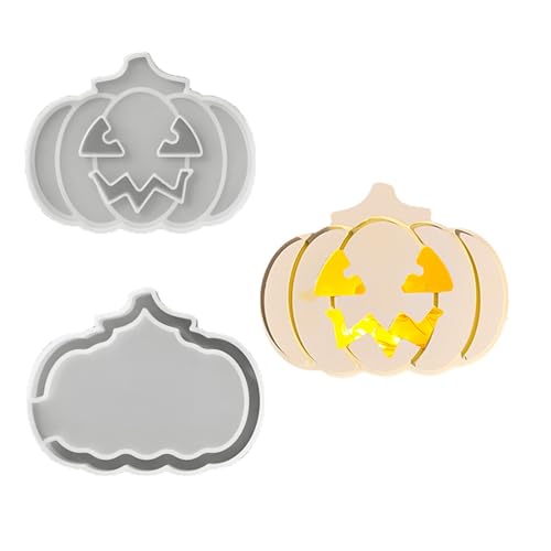 Künstlerische Kürbis-Silikonform mit aufwendigem Muster für LED-Lichtbasteln, perfekt für Halloween-Partys, lebensmittelechtes Silikon, Kürbis-Schnitzform Künstlerische Kürbis-Silikonform mit aufwendigem Muster für LED-Lichtbasteln, perfekt für Halloween-Partys, lebensmittelechtes Silikon, Kürbis-Schnitzform von ZEPFJHE