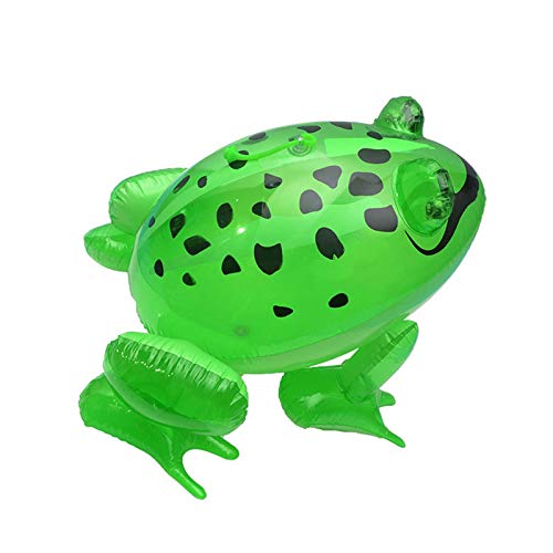 Lustiger aufblasbarer Frosch mit blinkendem Licht, Tier, aufblasbar, Party-Dekoration für Kleinkinder, Kinder, Geschenke Lustiger aufblasbarer Frosch mit blinkendem Licht, Tier, aufblasbar, Party-Dekoration für Kleinkinder, Kinder, Geschenke von ZEPFJHE