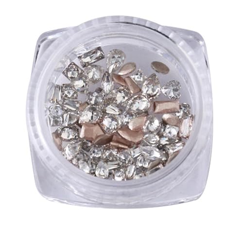 Nagel-Kristall-Strasssteine, flache Rückseite, klare Schmucksteine für Nägel, Kunst-Dekor-Diamanten von ZEPFJHE