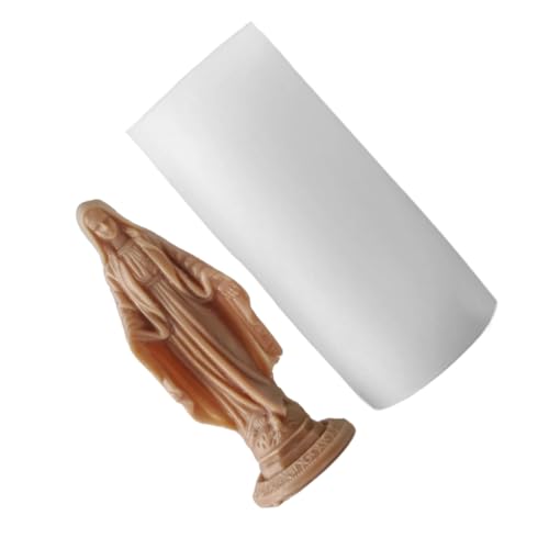 Niedliche Mehrzweck-Silikonform mit Jungfrau-Maria-Motiv, tragbar, für Kunstharzhandwerk und Gipsfiguren, Heimdekoration Niedliche Mehrzweck-Silikonform mit Jungfrau-Maria-Motiv, tragbar, für Kunstharzhandwerk und Gipsfiguren, Heimdekoration von ZEPFJHE