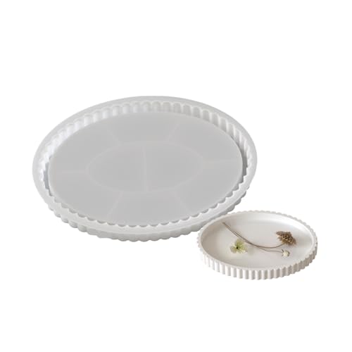 Ovale Platte Coasters Dekoration Form Praktische Epoxid Silikonplattenform Zur Herstellung Einzigartiger Ovaler Tabletts Und Coasters Silikonharzform von ZEPFJHE