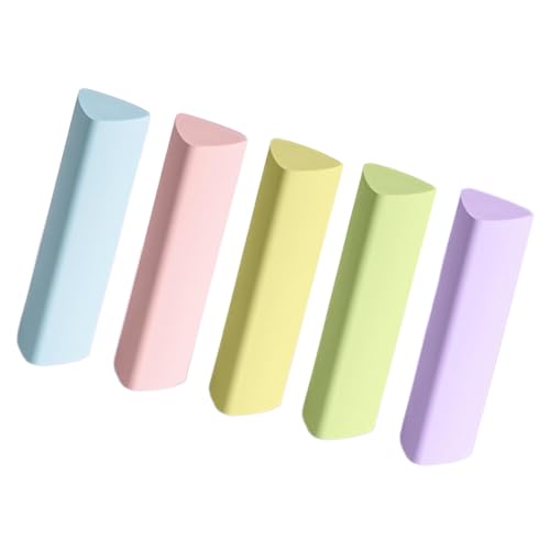 Radiergummi-Set, weich, ästhetisch, Dreiecke, Radiergummi, für Schule, Skizzen, Malerei, Kunst, 5 Stück Radiergummi-Set, weich, ästhetisch, Dreiecke, Radiergummi, für Schule, Skizzen, Malerei, Kunst, 5 Stück von ZEPFJHE