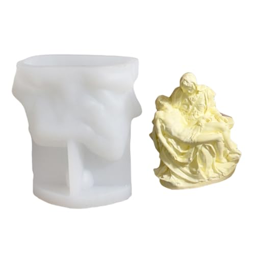 Silikonform für die Kerzenherstellung, 3D-Epoxidharz-Formen für Gottesmutter, ideal für Basteldekorationen und Heimdekoration Silikonform für die Kerzenherstellung, 3D-Epoxidharz-Formen für Gottesmutter, ideal für Basteldekorationen und Heimdekoration von ZEPFJHE