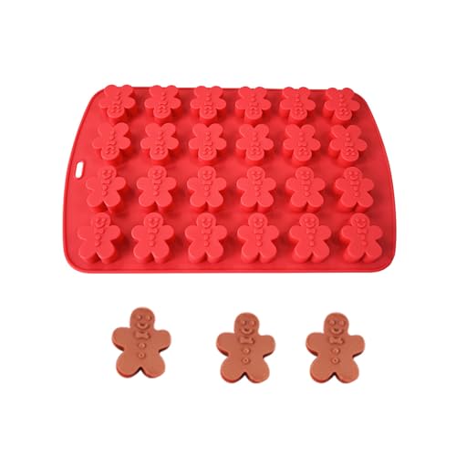 Silikonform mit 24 Mulden, Weihnachtsform, Fondant, Kuchenzubehör, Gebäck, Backwerkzeug, Harz, Ornament, handgefertigte Seifen Silikonform mit 24 Mulden, Weihnachtsform, Fondant, Kuchenzubehör, Gebäck, Backwerkzeug, Harz, Ornament, handgefertigte Seifen von ZEPFJHE