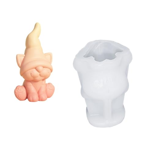 Silikonform mit Herzen, Sternen, Zwergen, Dsiplay Ornament-Formen zum Basteln, Harz, Gips und Duftkerzen, Heimdekoration von ZEPFJHE