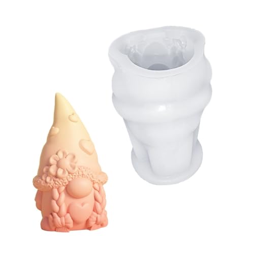 Silikonform mit Herzen, Sternen, Zwergen, Dsiplay Ornament-Formen zum Basteln, Harz, Gips und Duftkerzen, Heimdekoration Silikonform mit Herzen, Sternen, Zwergen, Dsiplay Ornament-Formen zum Basteln, Harz, Gips und Duftkerzen, Heimdekoration von ZEPFJHE