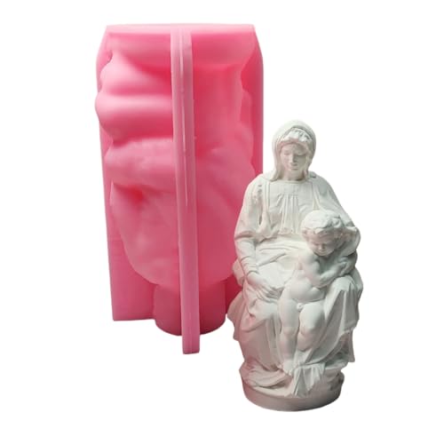 Silikonform zum Basteln von religiösen Figuren, Gips, Heimdekoration, Form von ZEPFJHE