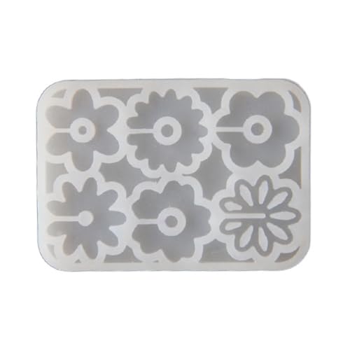 Silikonformen für Blumenschilder, stabile Harzgussformen für Blumenform, Gläser, Etiketten und Marker von ZEPFJHE