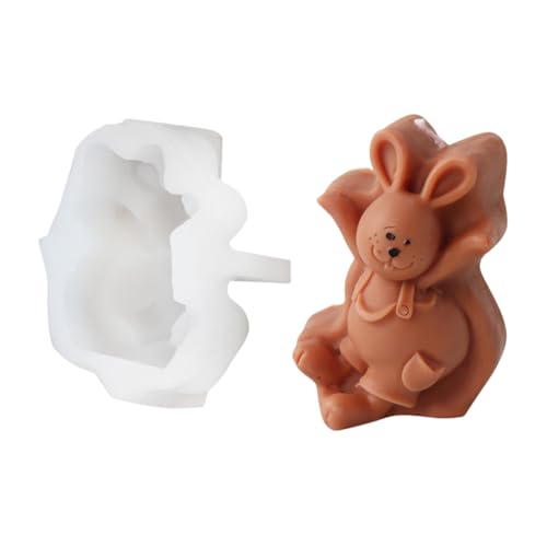Silikonformen für Osterhasen, wiederverwendbar, für Ostern und als Geschenkdekoration von ZEPFJHE