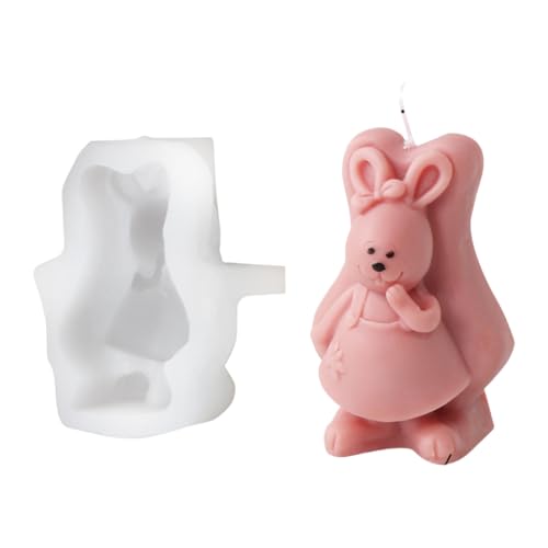 Silikonformen für Osterhasen, wiederverwendbar, für Ostern und als Geschenkdekoration von ZEPFJHE