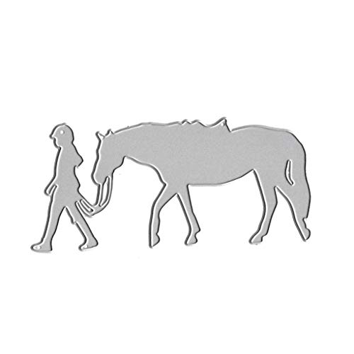 Stanzschablone "Pulling Horse", handgefertigt, zur Entwicklung von Fähigkeiten für Schule, Klassenzimmer, Lehrer, Studenten, Stanzformen für Kartenherstellung an Weihnachten Stanzschablone "Pulling Horse", handgefertigt, zur Entwicklung von Fähigkeiten für Schule, Klassenzimmer, Lehrer, Studenten, Stanzformen für Kartenherstellung an Weihnachten von ZEPFJHE