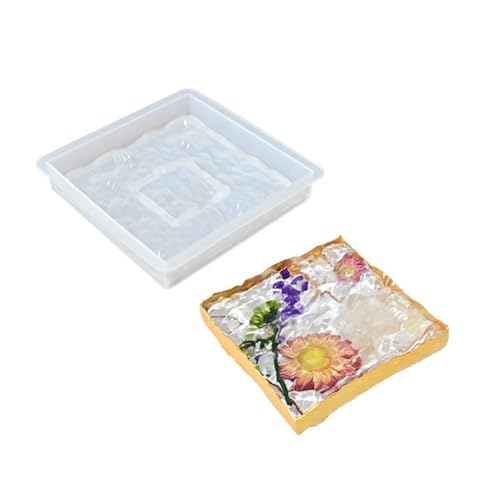 Tisch-Display-Tablett, Silikonform, leicht zu lösen, Tischplatte, Wasserwellen-Displayplatte, Harzform, handgefertigtes Bastelzubehör Tisch-Display-Tablett, Silikonform, leicht zu lösen, Tischplatte, Wasserwellen-Displayplatte, Harzform, handgefertigtes Bastelzubehör von ZEPFJHE