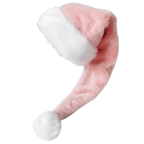 ZEPFJHE Blingbling Weihnachtsmütze, dicker Plüsch und weiße pelzige Krempe für Weihnachtsfeiern, Verkleidungen und Cosplay ZEPFJHE Blingbling Weihnachtsmütze, dicker Plüsch und weiße pelzige Krempe für Weihnachtsfeiern, Verkleidungen und Cosplay von ZEPFJHE