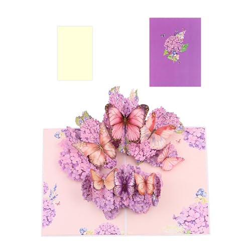 ZEPFJHE Delicate 3D Popup Grußkarte Elegante 3D Blumen Und Schmetterlingsgrußkarte Stylish Paper Card Für Segen ZEPFJHE Delicate 3D Popup Grußkarte Elegante 3D Blumen Und Schmetterlingsgrußkarte Stylish Paper Card Für Segen von ZEPFJHE
