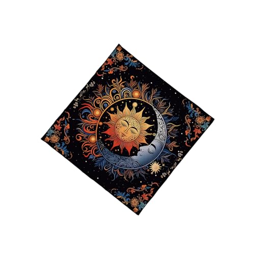 ZEPFJHE Divinationen Tischdecke Sonnenmond Muster Astrologie Tarotkarte Tischdecke Altars Stoff Göttlichkeit Brettspiel Accessoire Kartentisch Tuch Wand Dekore ZEPFJHE Divinationen Tischdecke Sonnenmond Muster Astrologie Tarotkarte Tischdecke Altars Stoff Göttlichkeit Brettspiel Accessoire Kartentisch Tuch Wand Dekore von ZEPFJHE