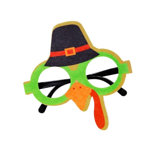ZEPFJHE Happy Thanksgiving Day Gläsern Party Brille Türkei Für Festivalfeierlichkeiten Happy Thanksgiving Day Türkei Party Supply Für Familienversammlung von ZEPFJHE