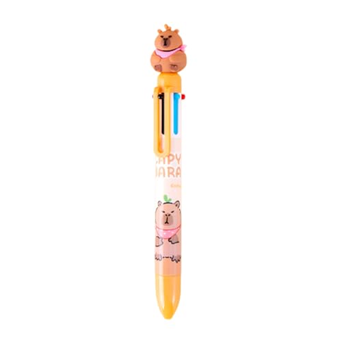 ZEPFJHE Kugelschreiber in 6 Farben, für Büro, Schule, Studenten, Kinder, Geschenk, mehrfarbiger Stift, 6-in-1, einziehbarer Kugelschreiber, niedliches Design, Schreibwerkzeug ZEPFJHE Kugelschreiber in 6 Farben, für Büro, Schule, Studenten, Kinder, Geschenk, mehrfarbiger Stift, 6-in-1, einziehbarer Kugelschreiber, niedliches Design, Schreibwerkzeug von ZEPFJHE