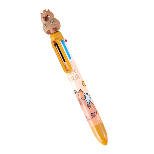 ZEPFJHE Kugelschreiber in 6 Farben, für Büro, Schule, Studenten, Kinder, Geschenk, mehrfarbiger Stift, 6-in-1, einziehbarer Kugelschreiber, niedliches Design, Schreibwerkzeug ZEPFJHE Kugelschreiber in 6 Farben, für Büro, Schule, Studenten, Kinder, Geschenk, mehrfarbiger Stift, 6-in-1, einziehbarer Kugelschreiber, niedliches Design, Schreibwerkzeug von ZEPFJHE