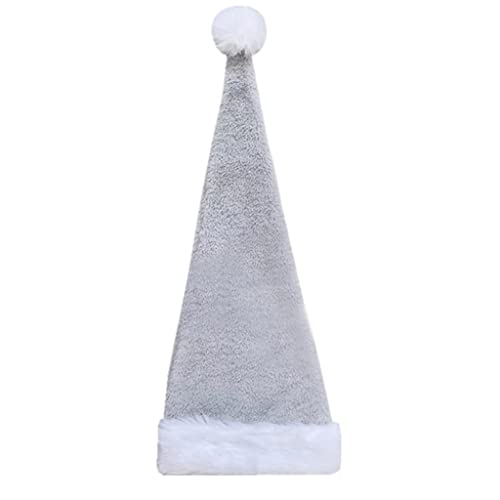 ZEPFJHE Lange Weihnachtsmütze, Weihnachtsmütze, Party, Plüsch, Nikolausmütze, Navidad, Requisiten, Neujahr, dicke Weihnachtsmütze, Erwachsene und Kinder ZEPFJHE Lange Weihnachtsmütze, Weihnachtsmütze, Party, Plüsch, Nikolausmütze, Navidad, Requisiten, Neujahr, dicke Weihnachtsmütze, Erwachsene und Kinder von ZEPFJHE