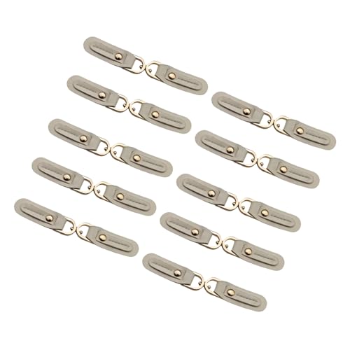 ZEPFJHE Leder-Knebel mit Metallknopf, zum Aufnähen, Nähzubehör für Jacken, Mäntel, Oberbekleidung, Metallknöpfe, Zubehör, 10 Stück ZEPFJHE Leder-Knebel mit Metallknopf, zum Aufnähen, Nähzubehör für Jacken, Mäntel, Oberbekleidung, Metallknöpfe, Zubehör, 10 Stück von ZEPFJHE