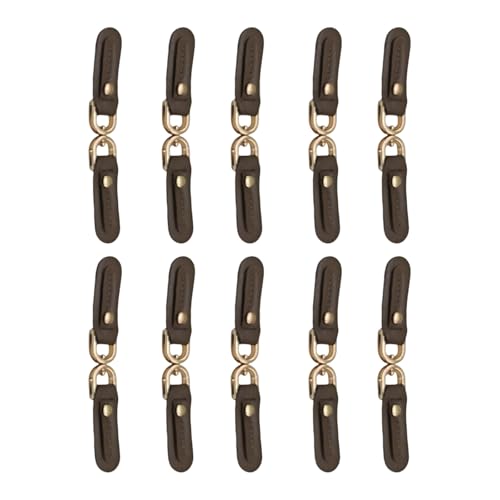 ZEPFJHE Leder-Knebel mit Metallknopf, zum Aufnähen, Nähzubehör für Jacken, Mäntel, Oberbekleidung, Metallknöpfe, Zubehör, 10 Stück ZEPFJHE Leder-Knebel mit Metallknopf, zum Aufnähen, Nähzubehör für Jacken, Mäntel, Oberbekleidung, Metallknöpfe, Zubehör, 10 Stück von ZEPFJHE