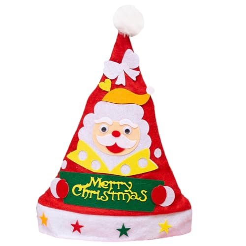 ZEPFJHE Nikolausmütze für Erwachsene, Kinder, winddicht, traditionelle Weihnachtsmannmütze für Teenager, Neujahrsgeschenke ZEPFJHE Nikolausmütze für Erwachsene, Kinder, winddicht, traditionelle Weihnachtsmannmütze für Teenager, Neujahrsgeschenke von ZEPFJHE