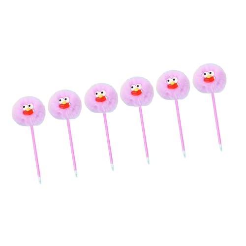 ZEPFJHE Pelziger Kugelschreiber, 1,0 mm, lustiges Büro-Schreibwerkzeug, nachfüllbar, ergonomischer Griff, für Frauen, Mädchen, Studenten, Schreiben, 6 Stück ZEPFJHE Pelziger Kugelschreiber, 1,0 mm, lustiges Büro-Schreibwerkzeug, nachfüllbar, ergonomischer Griff, für Frauen, Mädchen, Studenten, Schreiben, 6 Stück von ZEPFJHE