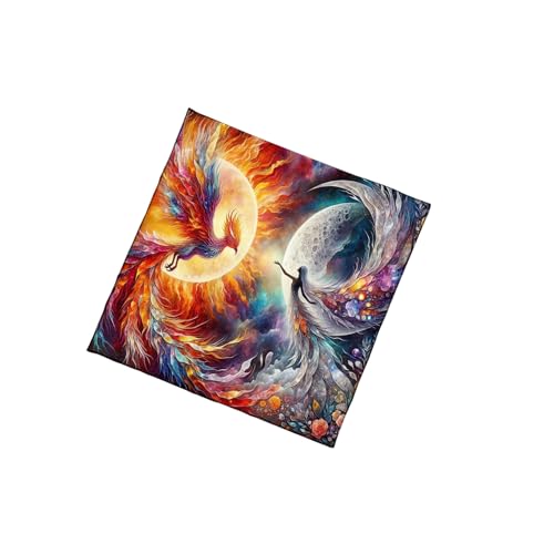 ZEPFJHE Phoenixes Goddesses Muster Astrologie Tischdecke Tarots Gottesdoppelte Tischdecke Altars Stoff Göttlichkeit Brettspiel Accessoires Altäre Tarotkartentuch von ZEPFJHE