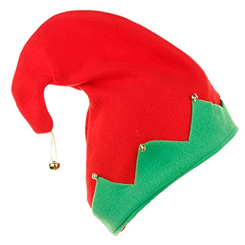 ZEPFJHE Plüsch mit Metalldekoration für Weihnachtshelfer, Mützen in stark kontrastierenden Farben ZEPFJHE Plüsch mit Metalldekoration für Weihnachtshelfer, Mützen in stark kontrastierenden Farben von ZEPFJHE