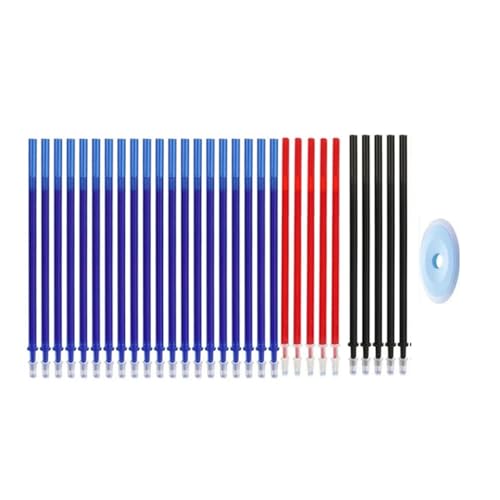 ZEPFJHE Radierbares Kugelschreiberminen-Set mit Radiergummi, farbige Gelstift-Minen, 0,5 mm feine Spitze, für Schule, Bürobedarf, 30/45 Stück ZEPFJHE Radierbares Kugelschreiberminen-Set mit Radiergummi, farbige Gelstift-Minen, 0,5 mm feine Spitze, für Schule, Bürobedarf, 30/45 Stück von ZEPFJHE