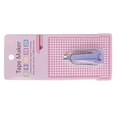 ZEPFJHE Schrägbandformer Stoffband-Werkzeug, 6 mm, 9 mm, 12 mm, 18 mm, 25 mm, 5 Größen, Quilt-Werkzeug, Nähen, Quilten, Schrägband von ZEPFJHE