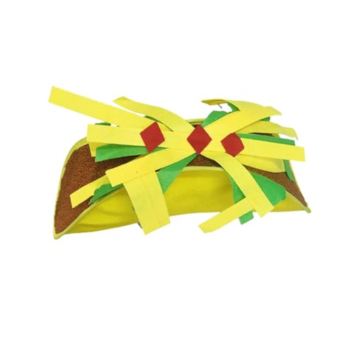 ZEPFJHE Tacos-Hut, große Größe, Urlaubs-Kopfschmuck, Foto-Requisiten, festliche Lebensmittelform für Liebhaber, Urlaub, Reisen, Fiesta-Hüte für Party ZEPFJHE Tacos-Hut, große Größe, Urlaubs-Kopfschmuck, Foto-Requisiten, festliche Lebensmittelform für Liebhaber, Urlaub, Reisen, Fiesta-Hüte für Party von ZEPFJHE