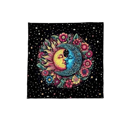 ZEPFJHE Tarots Tischdecke Altäre Stoff Sonnenmond/Eule Astrologie Tischdecke Gottesart Wandperson Wanddekoration Göttisch Kartentisch Wand Dekore ZEPFJHE Tarots Tischdecke Altäre Stoff Sonnenmond/Eule Astrologie Tischdecke Gottesart Wandperson Wanddekoration Göttisch Kartentisch Wand Dekore von ZEPFJHE