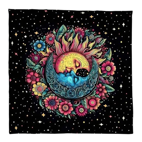 ZEPFJHE Tarots Tischdecke Altäre Stoff Sonnenmond/Eule Astrologie Tischdecke Gottesart Wandperson Wanddekoration Göttisch Kartentisch Wand Dekore ZEPFJHE Tarots Tischdecke Altäre Stoff Sonnenmond/Eule Astrologie Tischdecke Gottesart Wandperson Wanddekoration Göttisch Kartentisch Wand Dekore von ZEPFJHE