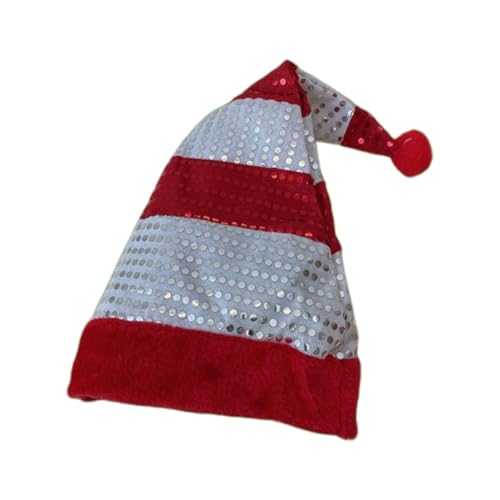 ZEPFJHE Unisex Plüsch-Weihnachtsmannmütze, bequeme Mütze, einzigartige Cartoon-Plüsch-Weihnachtsmütze für Erwachsene, Neujahrsgeschenke ZEPFJHE Unisex Plüsch-Weihnachtsmannmütze, bequeme Mütze, einzigartige Cartoon-Plüsch-Weihnachtsmütze für Erwachsene, Neujahrsgeschenke von ZEPFJHE